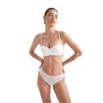DeFacto Fall in Love Comfort Pedli Boş Kap Straplez Bra Ekru 90/C