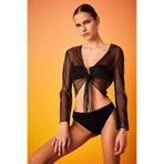 DeFacto Fall in Love Regular Fit Bikini Altı Siyah, XXS, T4308AZ22SM, Siyah-BK81, Kadın