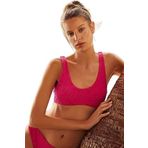 DeFacto Fall İn Love Regular Fit Çiçekli Jakarlı Pembe Kadın Bikini