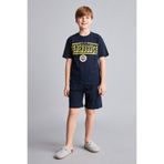 DeFacto Fenerbahçe Kısa Kollu Pijama Üst Şort Pijama Alt 2li Pijama Takımı Erkek Çocuk H7578A826HS