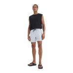 DeFacto Fit Baskılı Esnek Dokulu Kısa Boy Sporcu Deniz Şortu, M, C5138AX25HS, Gri-GR184, Erkek