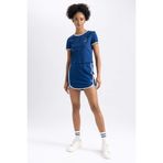 DeFacto Fit Mini Tenis Eteği Spor Etek, S, A7036AX23HS, İndigo-IN176, Kadın