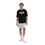 DeFacto Fit NBA Los Angeles Lakers Standart Fit Spor Şort, XS, B9896AX24SM, Gri-GR94, Erkek