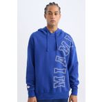 DeFacto Fit Nba Miami Heat Oversize Geniş Kalıp Kapüşonlu Kalın Sweatshirt D0677ax24au