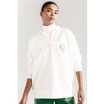 DeFacto Fit Oversize Geniş Kalıp Polo Yaka Spor Baskılı Sporcu Sweatshirt D1699ax24au