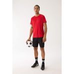 DeFacto Fit Slim Fit Sporcu Kısa Paça Skuba Dalgıç Kumaş Şort, M, D0673AX24AU, Siyah-BK81, Erkek