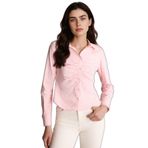 DeFacto Fitted Bengalin Gömlek, L, G9533AX26SP, Pembe-PN648, Kadın
