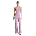 DeFacto Flare Fit İspanyol Paça Standart Boy Sporcu Pantolon, L, G0755AX26SP, Bordo-BR346, Kadın