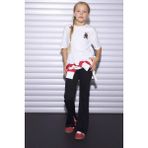 DeFacto Flare Fit Pantolon Kız Çocuk G7697A826SM - 5 - 6 Yaş - Siyah-BK81