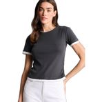 DeFacto G0927AX26SP AR215 Antrasit Slim Fit Ribana Kadın Eşofman Altı