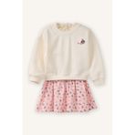 DeFacto G8105A526SM 2'li Takım Sweatshirt Kız Bebek Etek