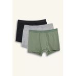Defacto G8445a8gn425 Yeşil Penye 3'Lü Boxer Erkek Çocuk
