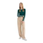 DeFacto Gabardin Pantolon Baggy Fit Normal Bel Cepli Basıc Ekru, 32, D3761AX24AU, Ekru-ER42, Kadın