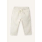 DeFacto Gabardin Pantolon Erkek Bebek, 3-4 Yaş, G9590A526SP, Ekru-ER105, Erkek bebek