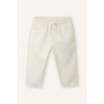 DeFacto Gabardin Pantolon Erkek Bebek, 5-6 Yaş, G9590A526SP, Ekru-ER105, Erkek bebek