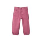 DeFacto Gabardin Pantolon Kız Bebek Bordo, 4-5 Yaş, G8139A526SP, Bordo-BR123, Kız bebek