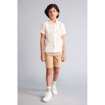 DeFacto Gabardin Şort Erkek Çocuk, 13-14 Yaş, C2955A826SM, Bej-BG203, Erkek Çocuk