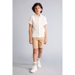 DeFacto Gabardin Şort Erkek Çocuk, 5-6 Yaş, C2955A826SM, Bej-BG203, Erkek Çocuk