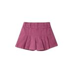 DeFacto Gabardin Şort Kız Bebek Bordo, 4-5 Yaş, G8097A526SP, Bordo-BR123, Kız bebek
