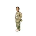 DeFacto Gabardin Uzun Kollu Gömlek Erkek Bebek, 9-12 Ay, G6614A526SP, Yeşil-GN1216, Erkek bebek