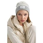 DeFacto Gri Dokuma Çizgili Kadın Beresi