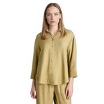 DeFacto H0099AX26SP KH473 Haki Regular Fit Uzun Kollu Kadın Gömlek