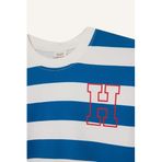 DeFacto H5951A617WNER105 Çizgili Yazı Baskılı Erkek Çocuk Sweatshirt