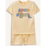 DeFacto Hayvan Desenli 2'li Pijama Takımı Erkek Bebek G8864A526SM - Sarı-YL522 - 12 - 18 Ay