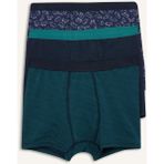 DeFacto Hayvan Desenli Penye 3'lü Boxer Erkek Çocuk H0705A826SP - 9 - 10 Yaş - Lacivert-NV135