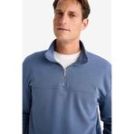 DeFacto İndigo Sweatshirt, S, E5334AX24WN, İndigo-IN247, erkek