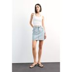 DeFacto İşlemeli Mini Jean Etek F9551AX25SM