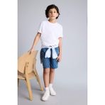 DeFacto Jean Şort Erkek Çocuk D8566A826SM - Mavi-NM28 - 7 - 8 Yaş