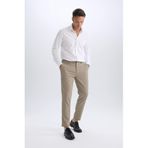 DeFacto Jogger Cepli Yazlık Kumaş Pantolon, 30, D7453AX25SP, Haki-KH400, Erkek