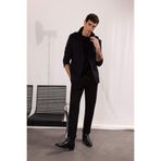 DeFacto Jogger Duble Paça Yazlık Kumaş Pantolon, 32, 3158140, Siyah, Erkek