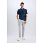DeFacto Jogger Fermuarlı Paça Yazlık Kumaş Pantolon E4779AX25SM - Gri-GR52 - Dropsuz - 34 / 34