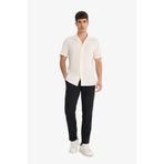 DeFacto Jogger Fit Beli Bağcıklı Lastikli Cepli Lacivert Erkek Pantolon F3269AX/NV86