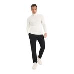 DeFacto Jogger Fit Beli Bağcıklı Lastikli Esnek Kumaş Cepli Duble Paça Pantolon, 32, Y2651AZ25AU, Siyah-BK27, Erkek