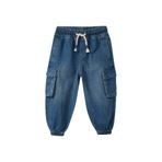 DeFacto Jogger Fit Jean Pantolon Erkek Bebek, 4-5 Yaş, G6143A526SP, Mavi-NM39, Erkek bebek