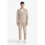 DeFacto Jogger Fit Kısa Paça Penye Pantolon, 30, F0407AX25AU, Bej-BG773, Erkek