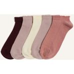 DeFacto Kadın 5'li Pamuklu Patik Çorap H5418AXNS - 36 - 40 - Pembe-PN2