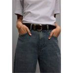 DeFacto Kadın Dikdörtgen Toka Suni Deri Jean Kemeri F8375AXNS - 95 cm - Kahve-BN66