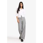 DeFacto Kadın Kanvas Pantolon F6214AX/GR394 GREY
