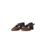 DeFacto Kadın Leopar Desenli Düz Taban Suni Deri Babet E2416AX25SM - Kahve-BN450 - 38