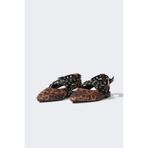 DeFacto Kadın Leopar Desenli Düz Taban Suni Deri Babet E2416AX25SM - Kahve-BN450 - 40