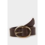 DeFacto Kadın Oval Toka Suni Deri Jean Kemeri F1901AXNS - Kahve-BN66 - 80 cm
