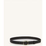DeFacto Kadın Oval Toka Suni Deri Jean Kemeri H7850AXNS - 100 cm - Siyah-BK27