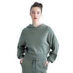 DeFacto Kadın Oversize Fit Kapüşonlu Kazak, Mint , M-L