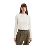 DeFacto Kadın Siyah Regular Fit Bisiklet Yaka Premium Basic Düz Crop Kazak Ekru XXL