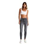 DeFacto Kadın Skinny Fit Yüksek Bel Pamuklu Jean Pantolon, Siyah , 34 Pantolon