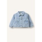 DeFacto Kalp Cepli Denim Ceket Kız Bebek H1150A526SM